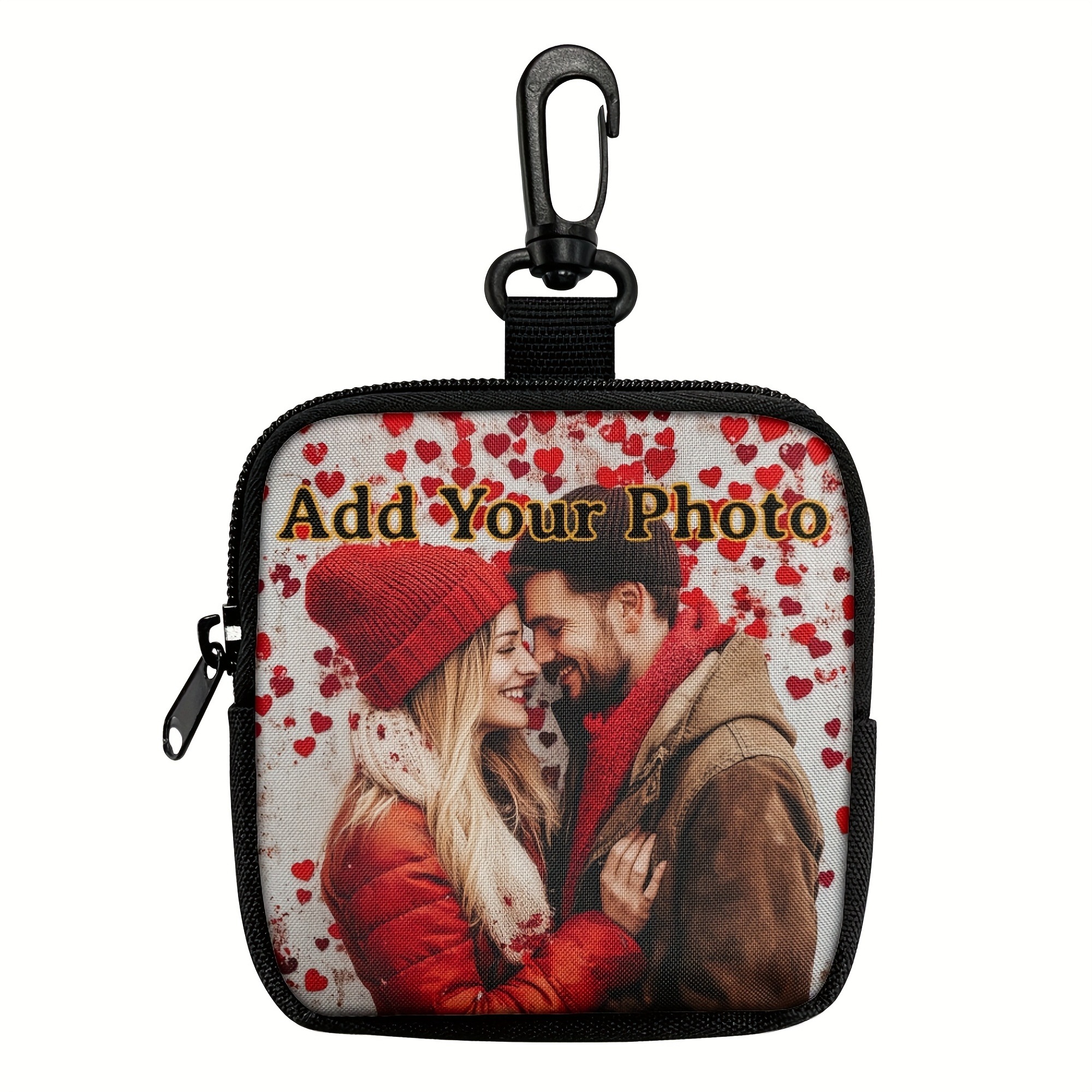 Travel Accessories Pouch For Women - Custom Photo Coin Bag Mini Earphone
