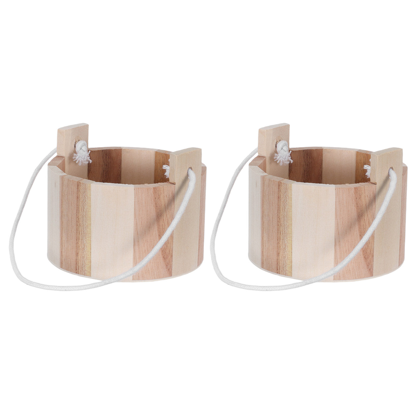 Travel Accessories Set - 2Pcs 4 Inch Mini Wooden Sauna