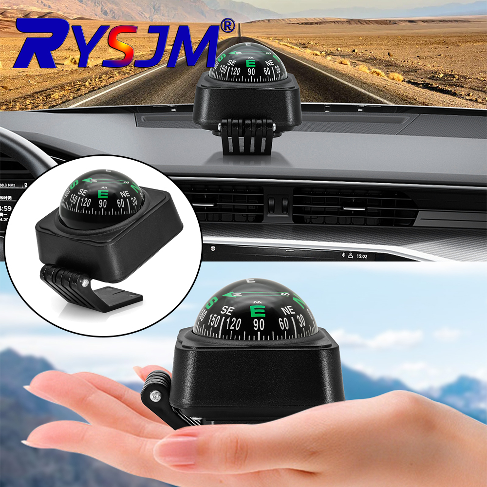 Travel Accessories Guide - Outdoor Navigation Dashboard Car Compass Cycling