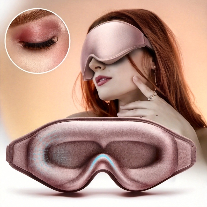 Travel Yoga Accessories - Super Soft 3D Silk Sleeping Eye