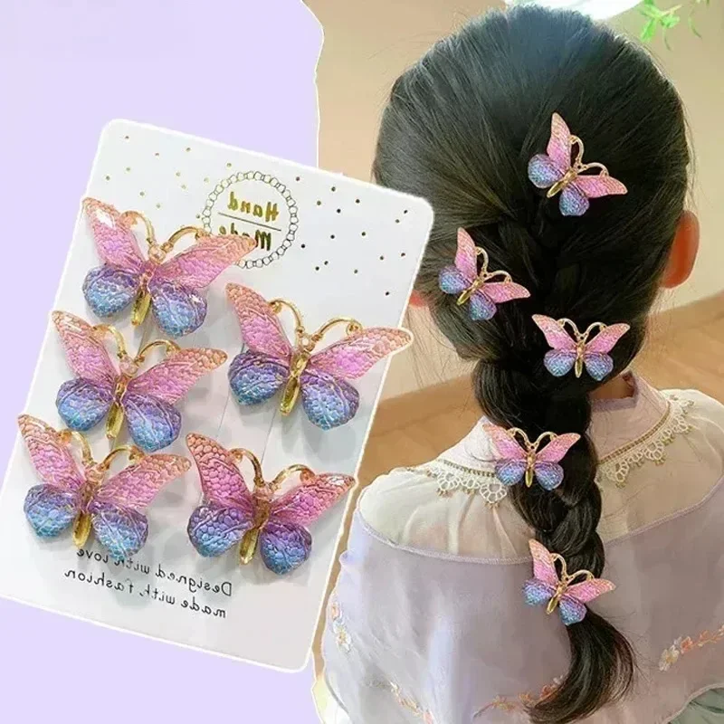 Travel Accessories Baby - 5pcs Sweet Hair Clips Stereoscopic Color