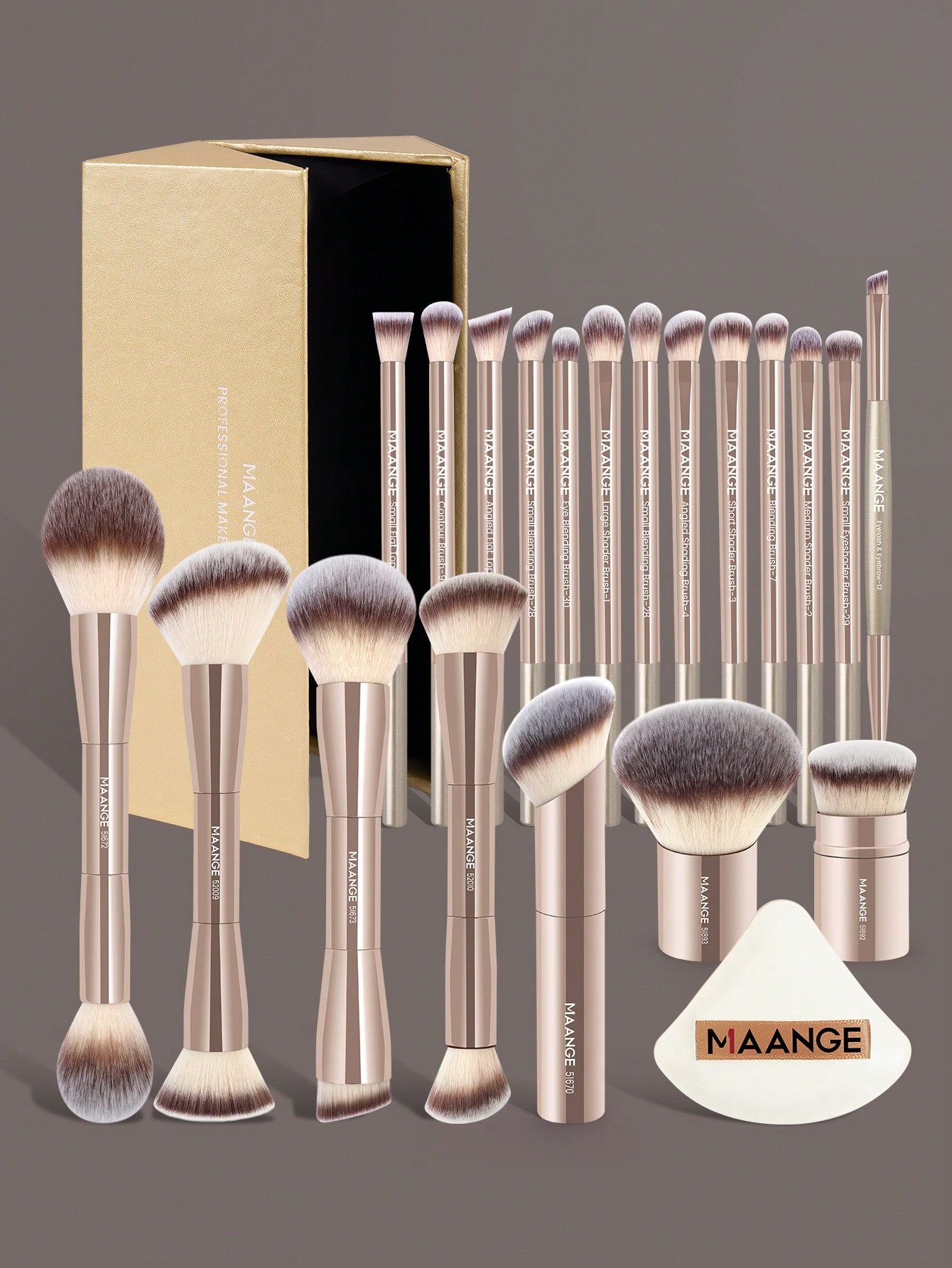 Travel Accessories Set - MAANGE 1/7pcs Or 13/20pcs Professional Makeup