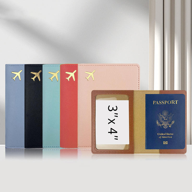 Travel Accessories Plane - 1/3Pcs Travel PU Passport Cover Simple