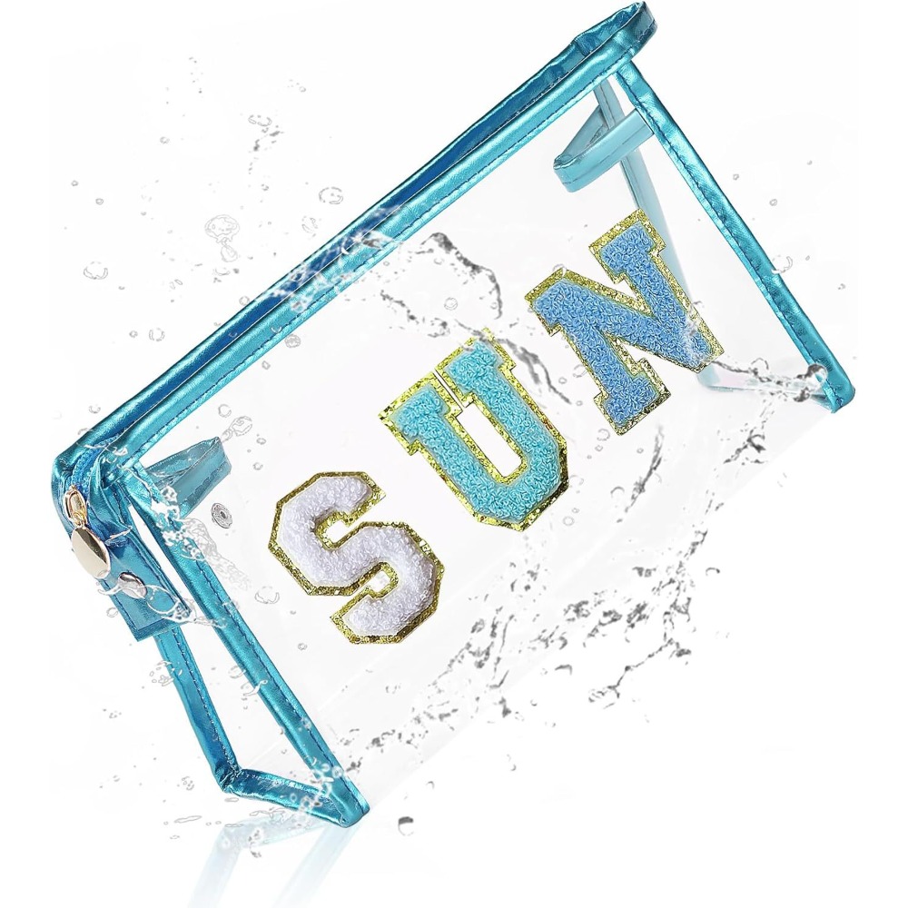 Travel Accessories Pouch For Women - COSHAYSOO Sunscreen Bag Clear Makeup Toiletry