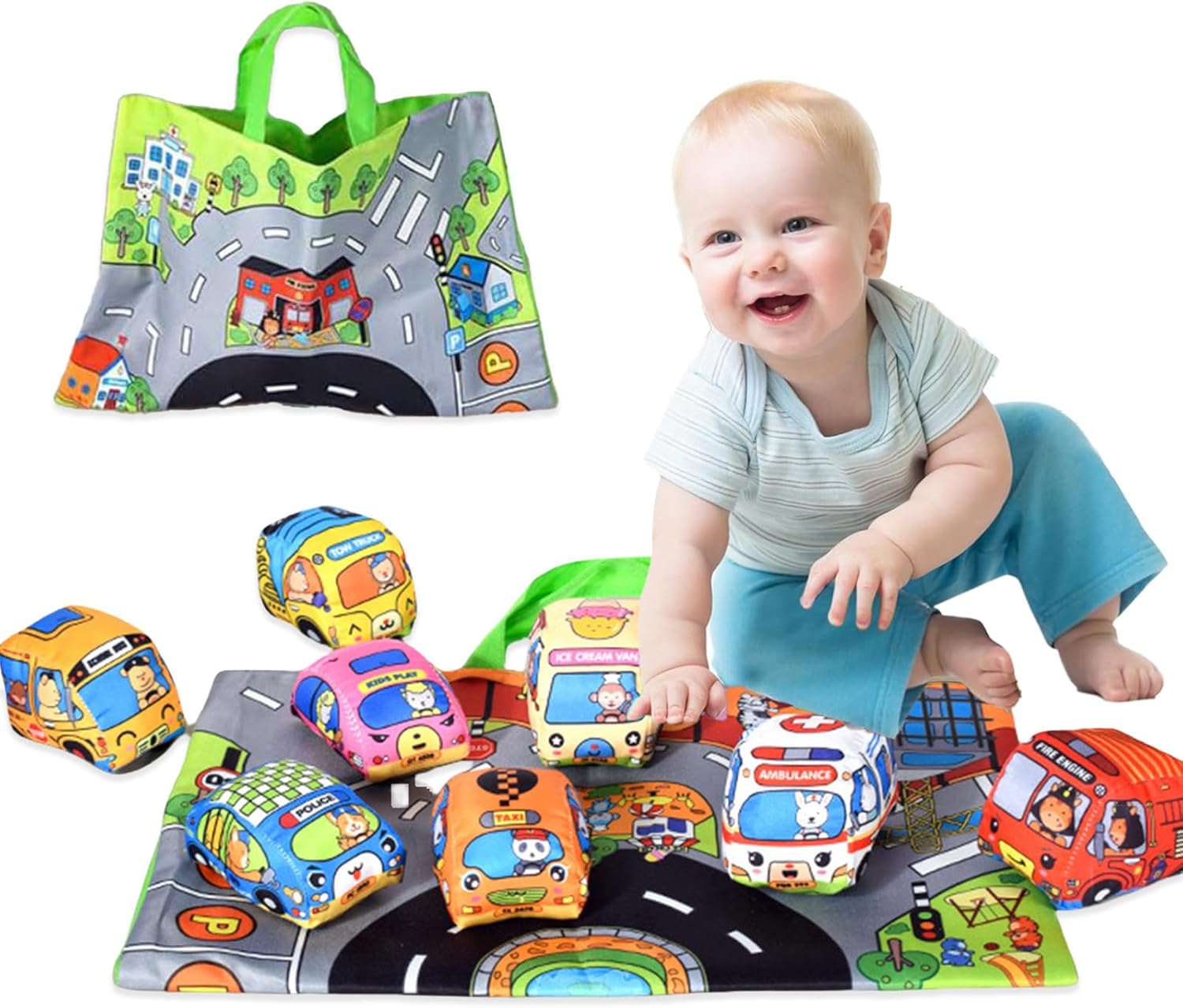 Travel Accessories Baby - Soft Fabric Car Toy for Babies