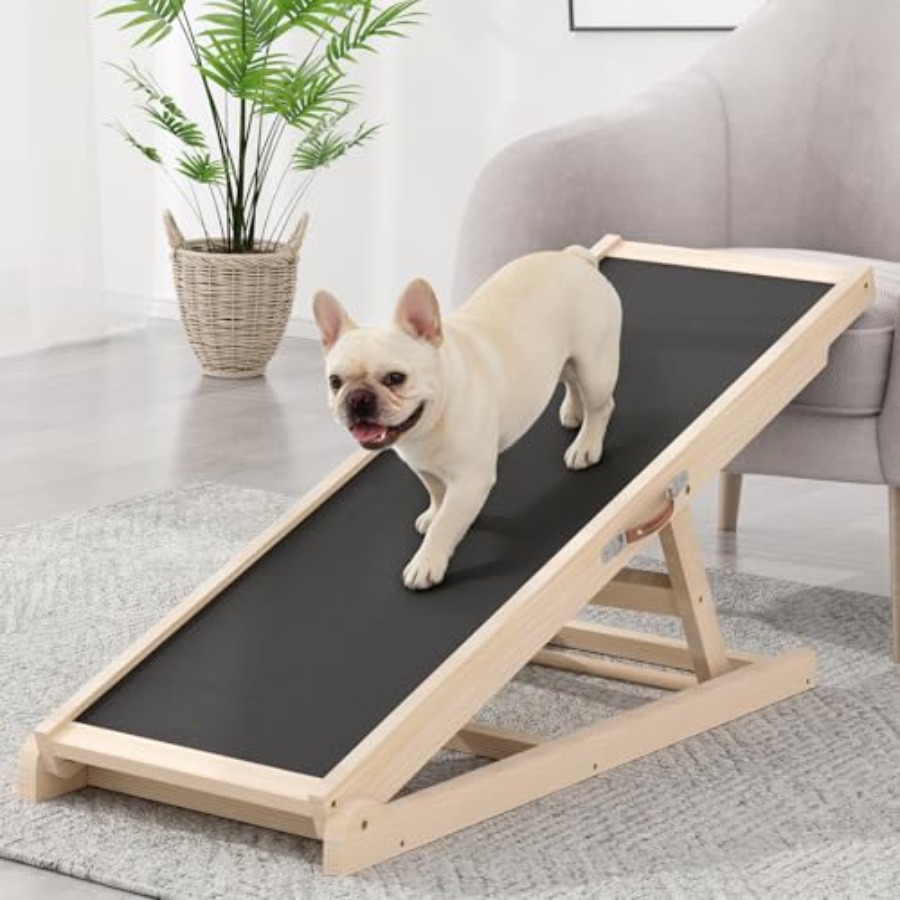 Travel Yoga Accessories - Dog Ramp for Couch, Bed, Car,