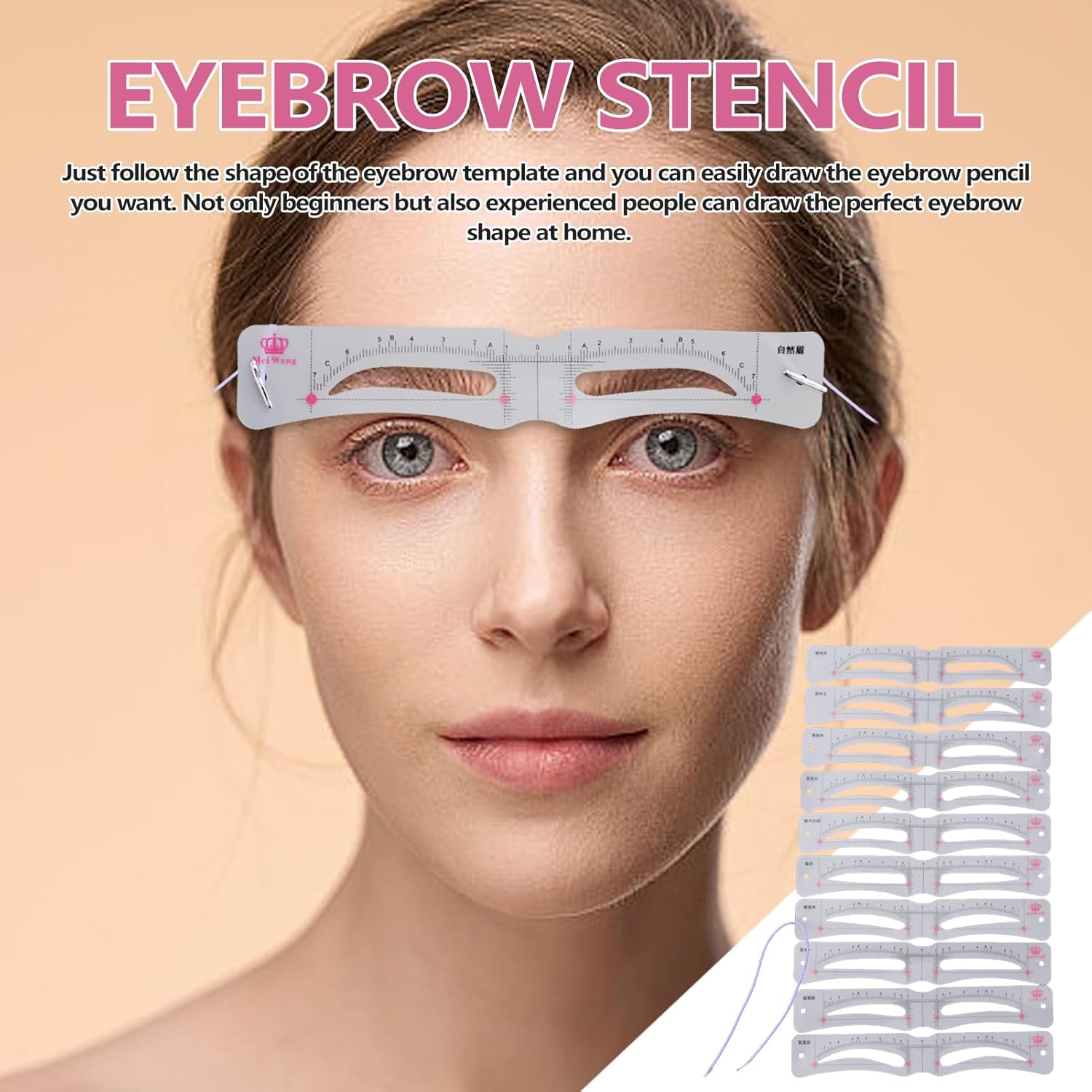 Reusable Eyebrow Stencil Set - - đánh giá và giá Travel Accessories Guide