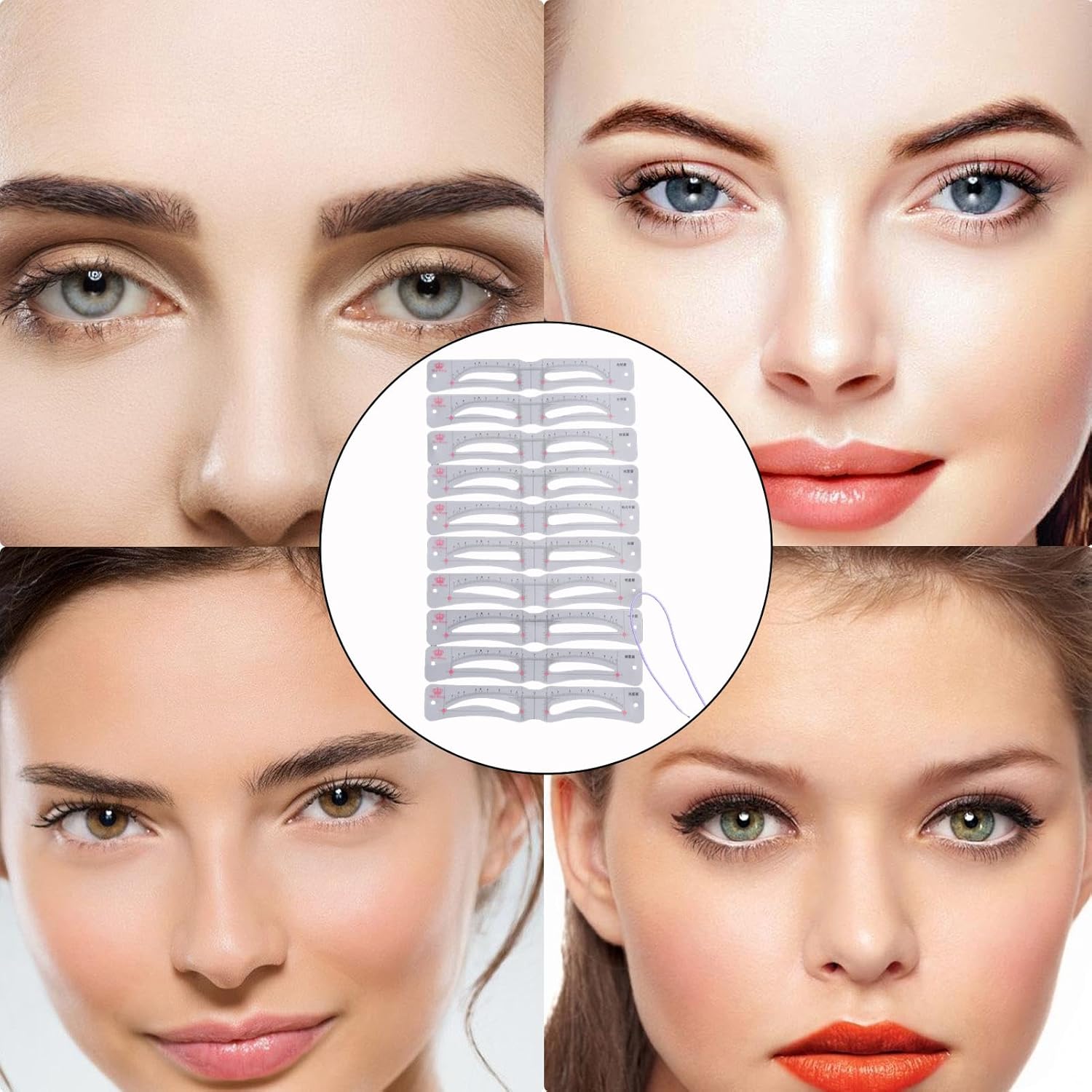 Reusable Eyebrow Stencil Set - - đánh giá và giá Travel Accessories Guide