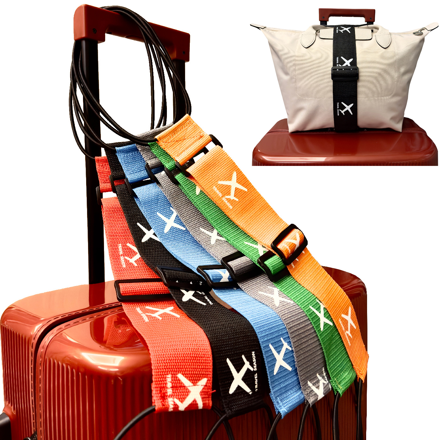 Aircraft printed nylon luggage - đánh giá và giá Travel Accessories Plane