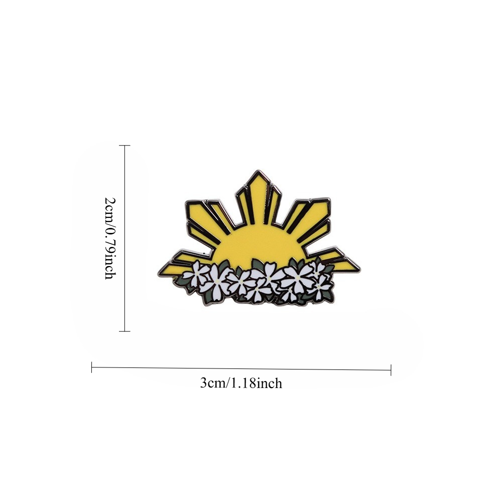 1 pc Philippines Sun Enamel Pi - đánh giá và giá Travel Accessories Philippines