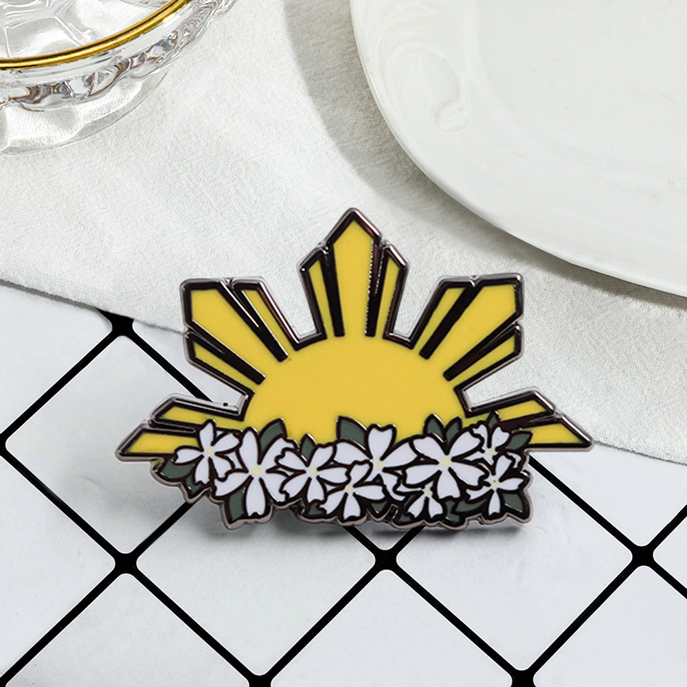 1 pc Philippines Sun Enamel Pi - đánh giá và giá Travel Accessories Philippines