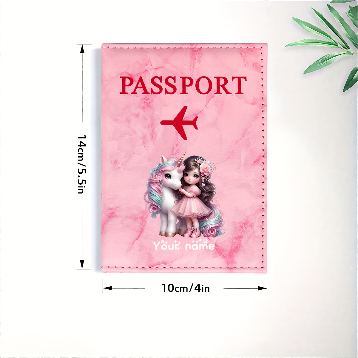Unicorn Girl Pattern PU Passpo - đánh giá và giá Travel Accessories Plane