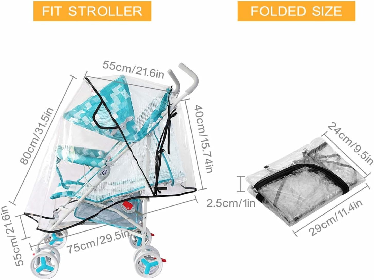 Baby Stroller Rain Cover, Univ - đánh giá và giá Travel Accessories Baby