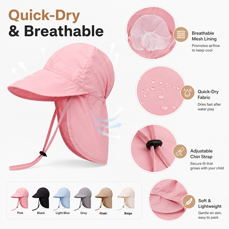 Quick Dry Baby Hats Summer Thi - đánh giá và giá Travel Accessories Baby