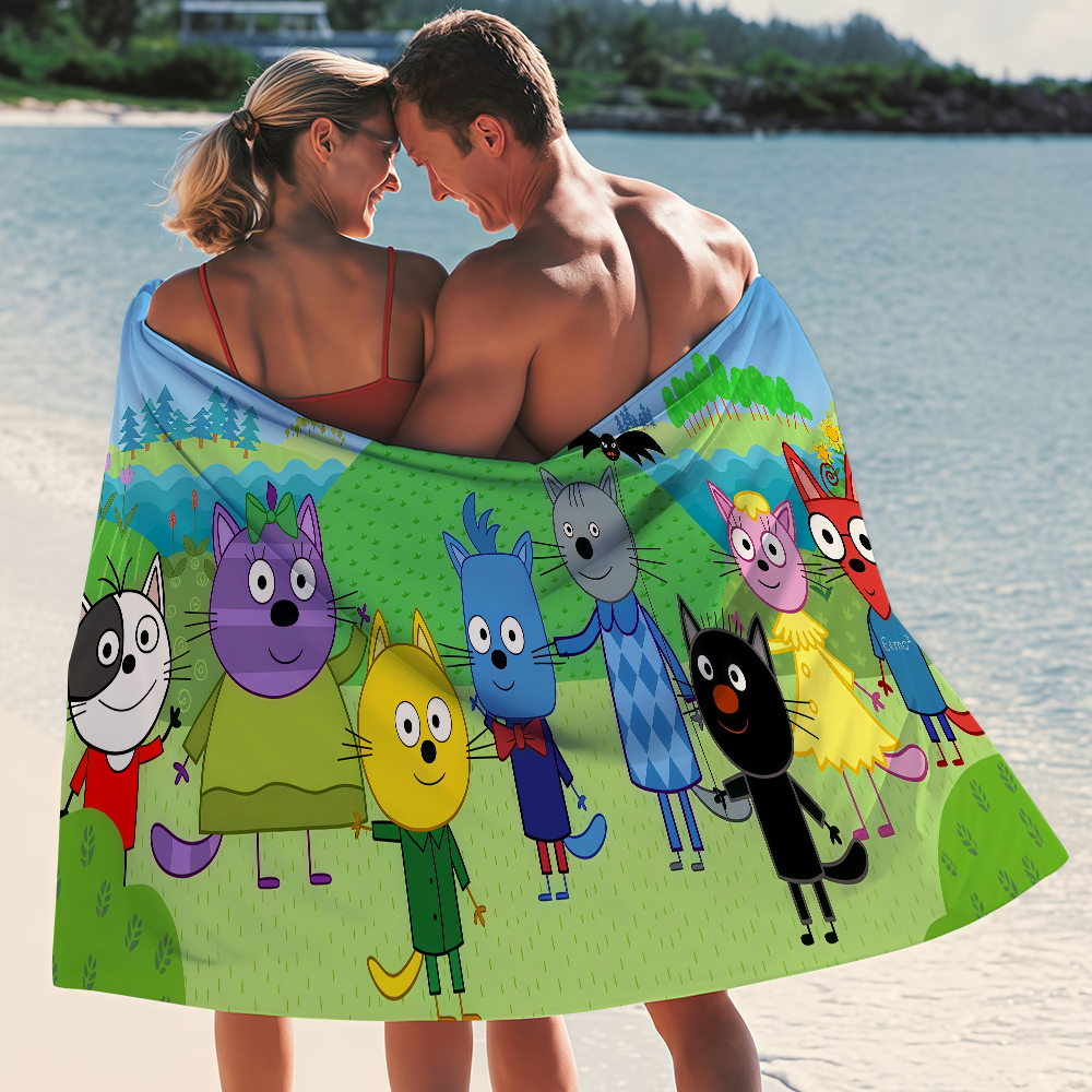 Cartoon Kid-E-Cats Towel Bleac - đánh giá và giá Travel Yoga Accessories