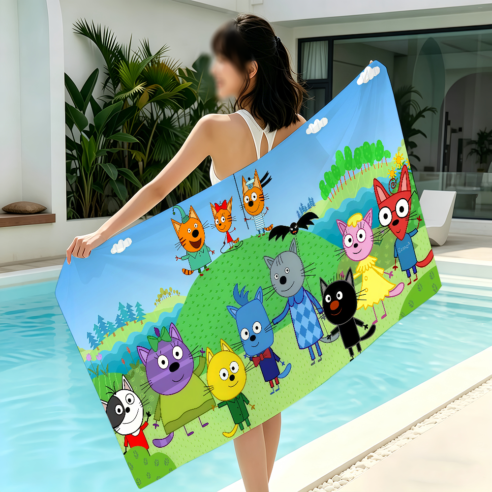 Cartoon Kid-E-Cats Towel Bleac - đánh giá và giá Travel Yoga Accessories