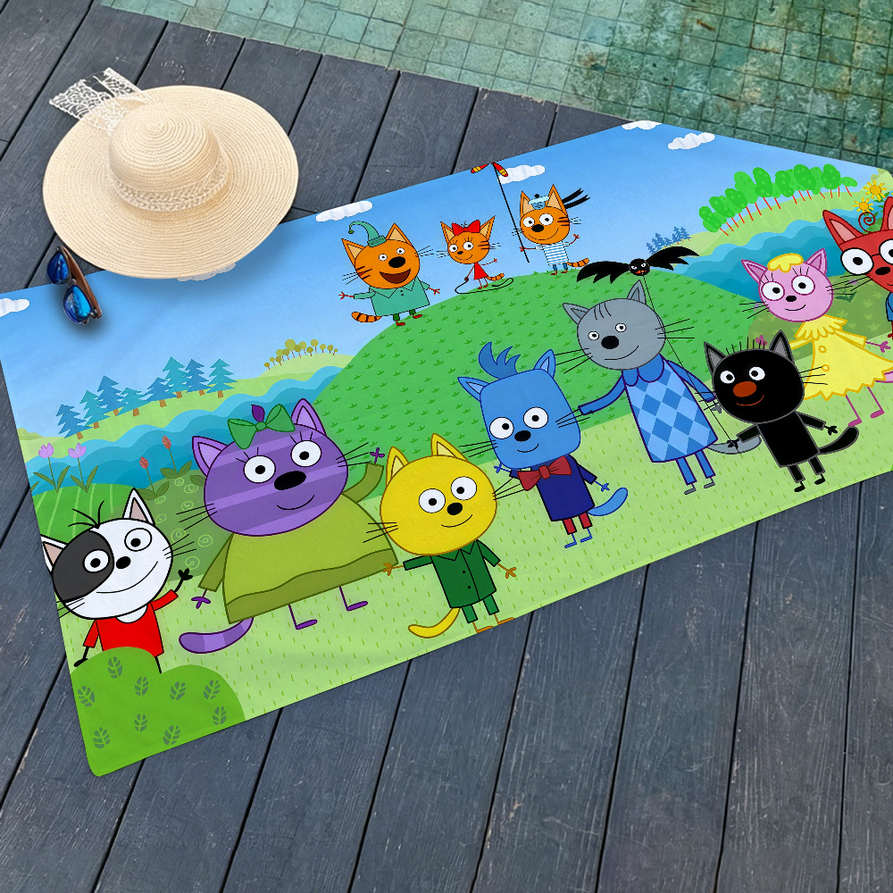 Cartoon Kid-E-Cats Towel Bleac - đánh giá và giá Travel Yoga Accessories