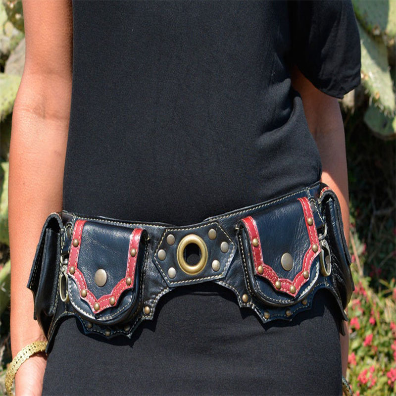 Steampunk Handmade Leather Uti - đánh giá và giá Travel Accessories Hip Belt