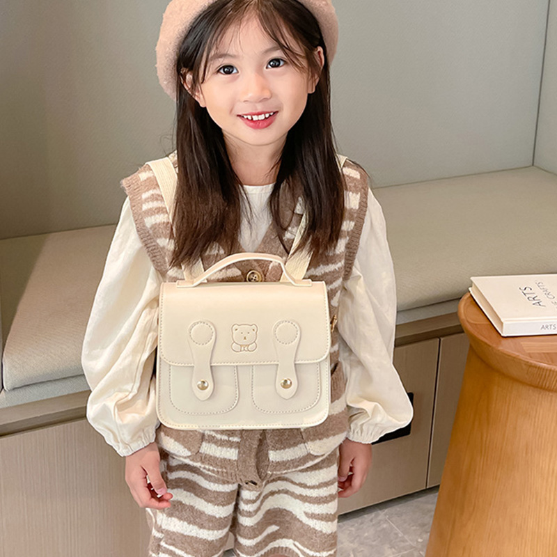 Bear Kids Backpack PU Leather  - đánh giá và giá Travel Accessories Baby