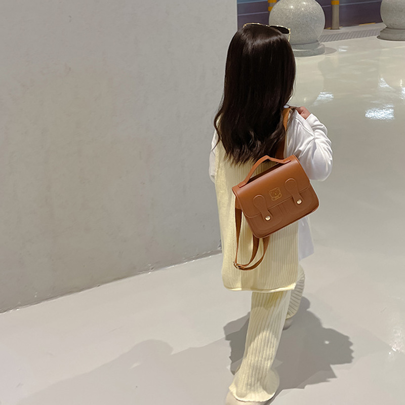 Bear Kids Backpack PU Leather  - đánh giá và giá Travel Accessories Baby