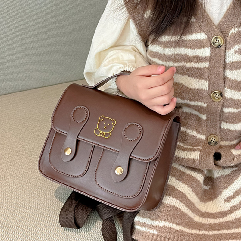 Bear Kids Backpack PU Leather  - đánh giá và giá Travel Accessories Baby