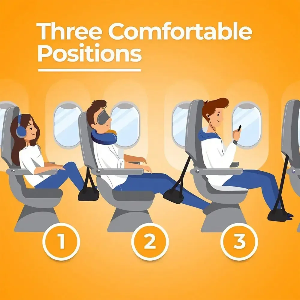 Travel Rest Hanging Footstool  - đánh giá và giá Travel Accessories Plane