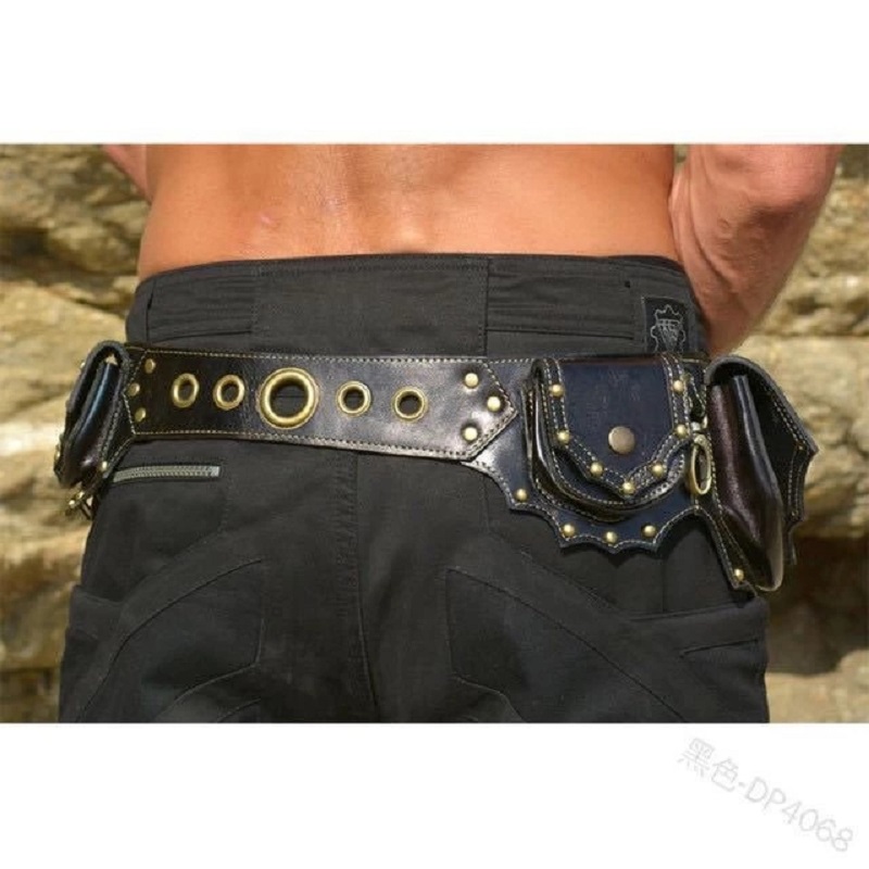 Medieval Steampunk Leather Uti - đánh giá và giá Travel Accessories Hip Belt