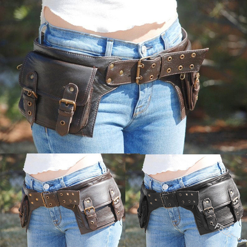 Medieval Steampunk Leather Uti - đánh giá và giá Travel Accessories Hip Belt