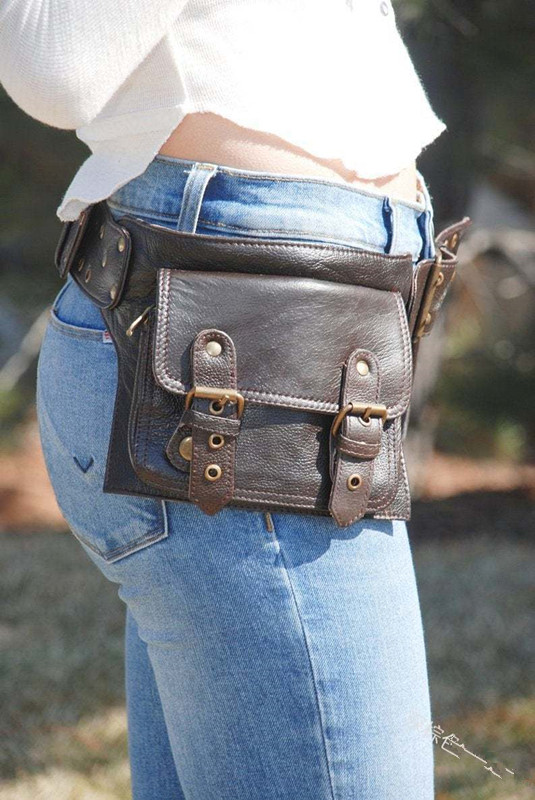 Medieval Steampunk Leather Uti - đánh giá và giá Travel Accessories Hip Belt