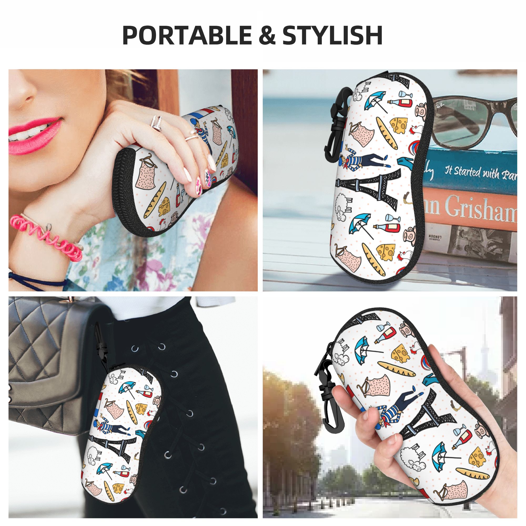 French Paris Glasses Case Fash - đánh giá và giá Travel Accessories Pouch For Women