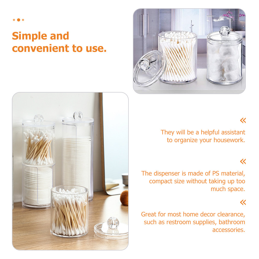 Clear Cotton Ball Dispenser Co - đánh giá và giá Travel Accessories Set