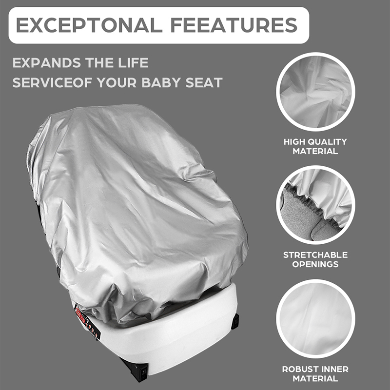 1PC Silver  Baby Car Seat Sun  - đánh giá và giá Travel Accessories For 2 Year Old