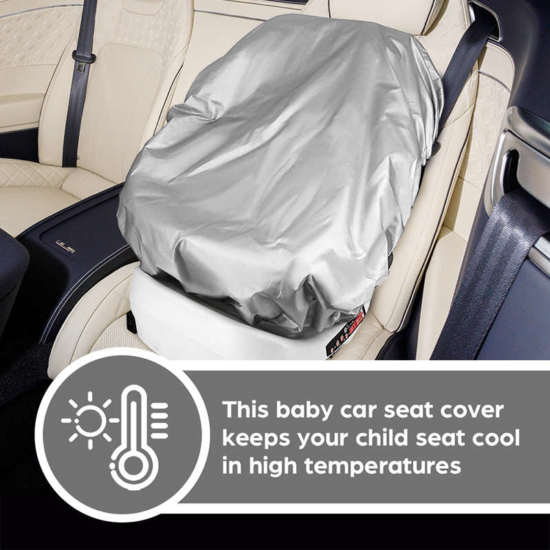 1PC Silver  Baby Car Seat Sun  - đánh giá và giá Travel Accessories For 2 Year Old