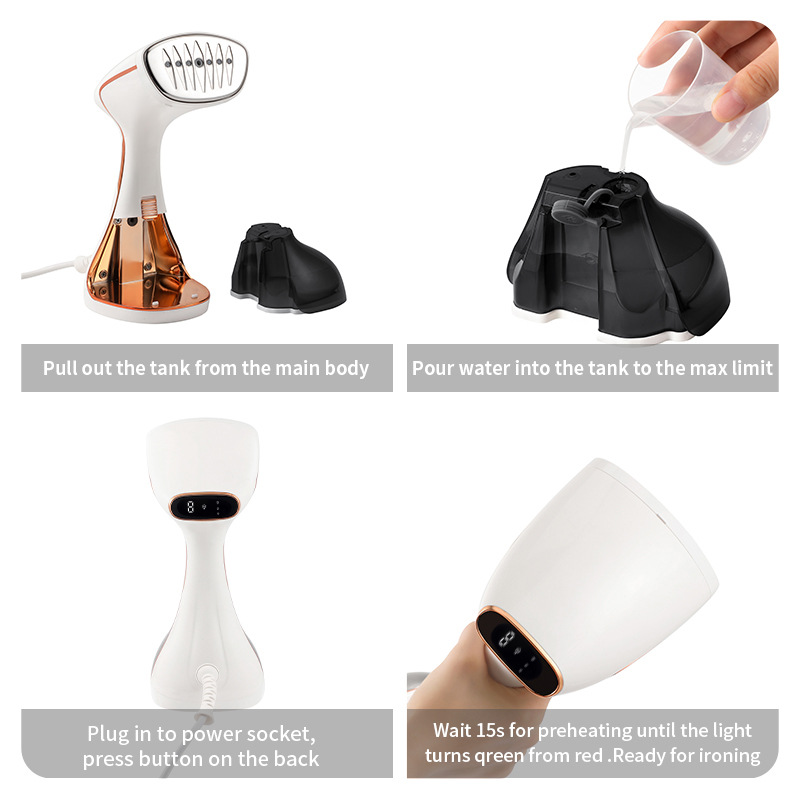 1800W Handheld Steam Hanging I - đánh giá và giá Mini Iron Travel