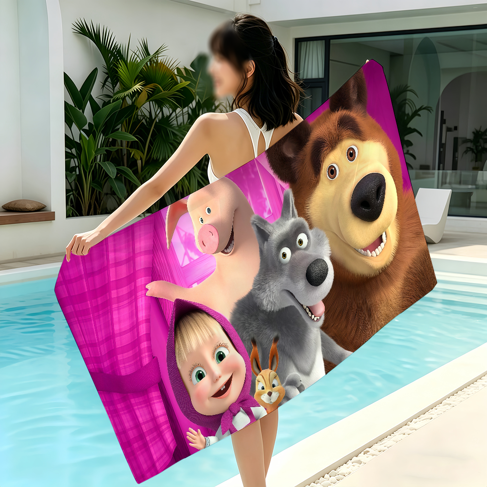 Cartoon Masha and The Bear Tow - đánh giá và giá Travel Yoga Accessories