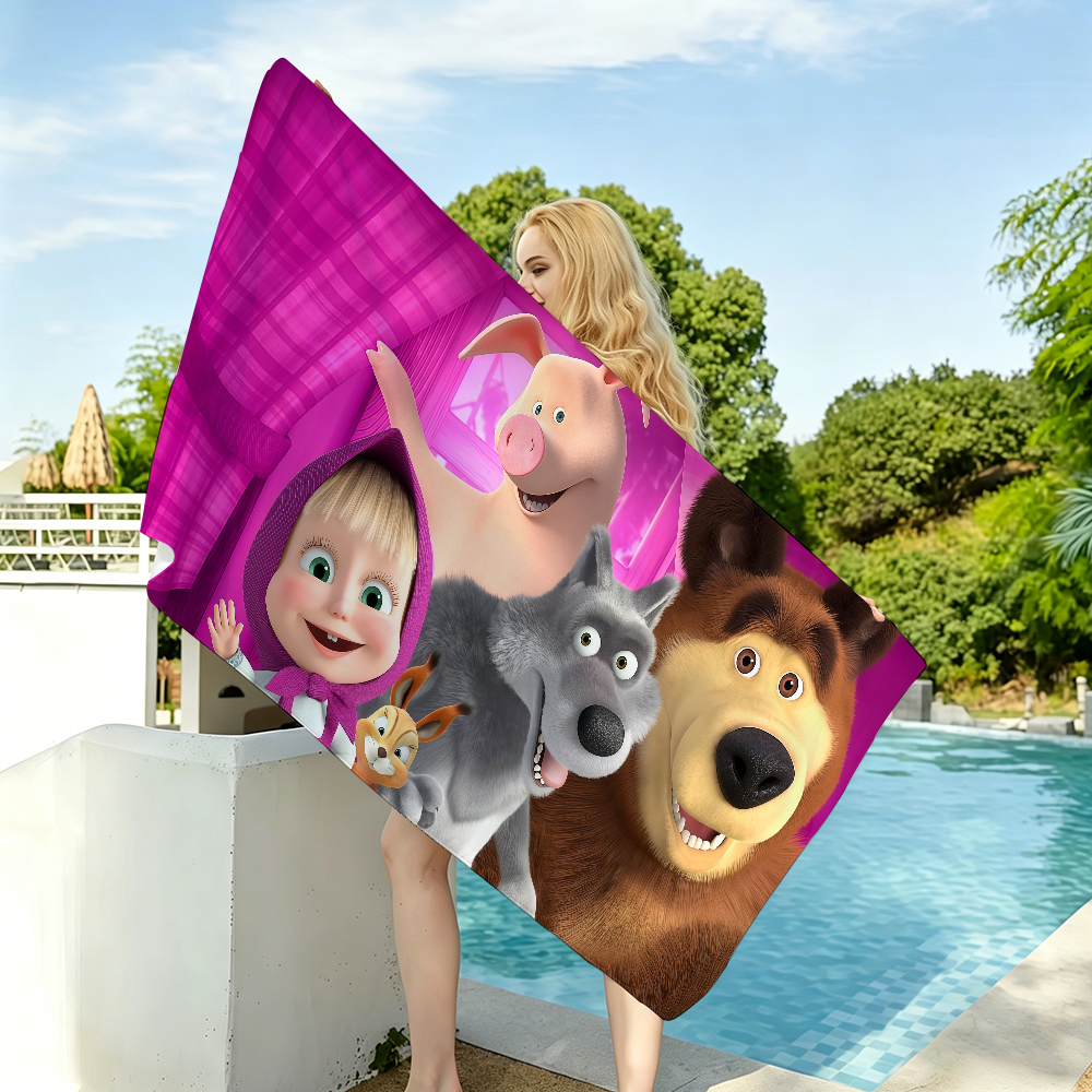 Cartoon Masha and The Bear Tow - đánh giá và giá Travel Yoga Accessories