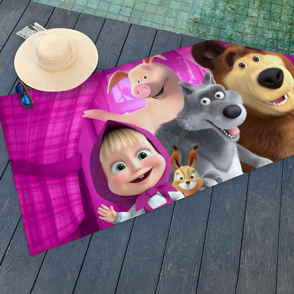 Cartoon Masha and The Bear Tow - đánh giá và giá Travel Yoga Accessories
