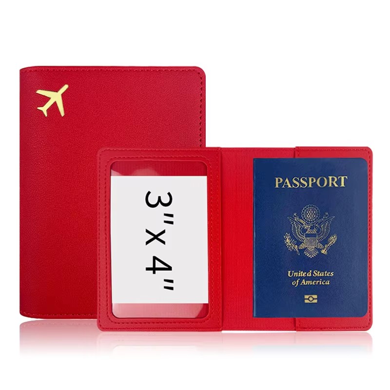 1Pc New PU Leather Passport Ho - đánh giá và giá Travel Accessories Plane