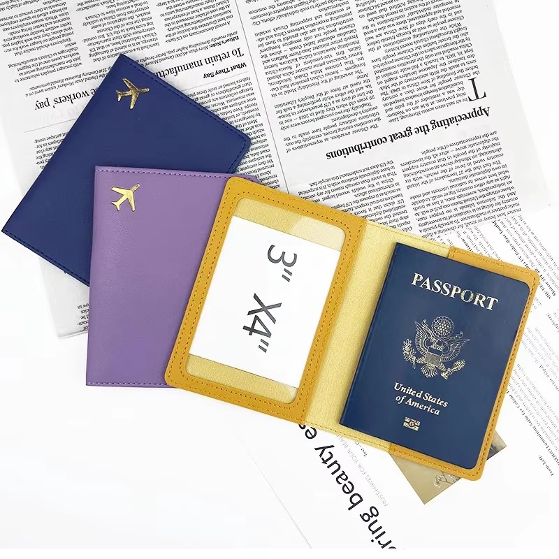 1Pc New PU Leather Passport Ho - đánh giá và giá Travel Accessories Plane