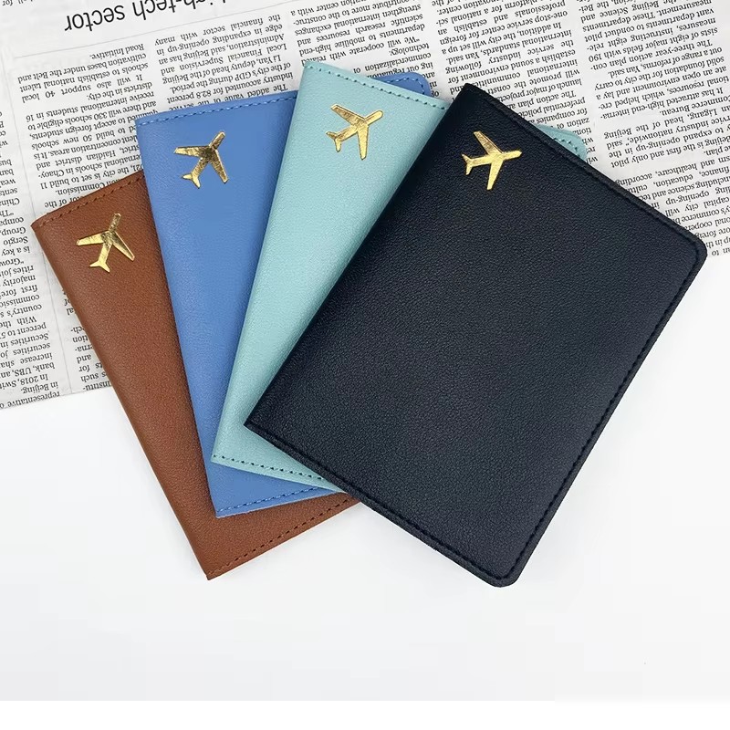 1Pc New PU Leather Passport Ho - đánh giá và giá Travel Accessories Plane