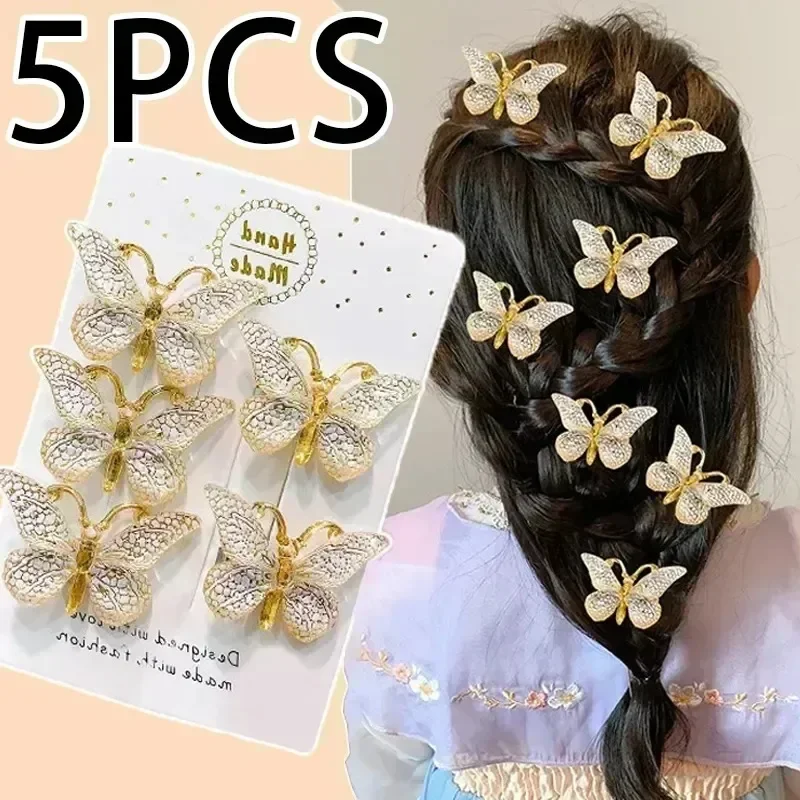 5pcs Sweet Hair Clips Stereosc - đánh giá và giá Travel Accessories Baby