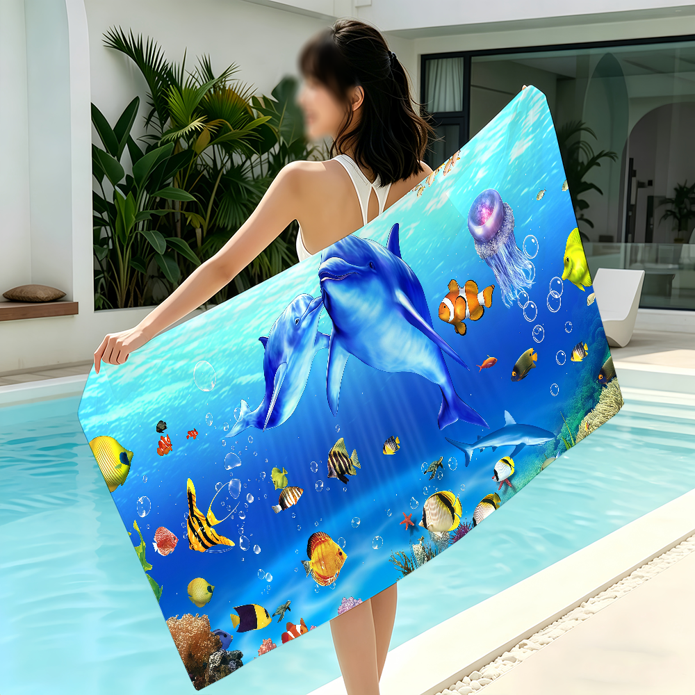 Sea World Towel Yoga Gym Yoga  - đánh giá và giá Travel Yoga Accessories