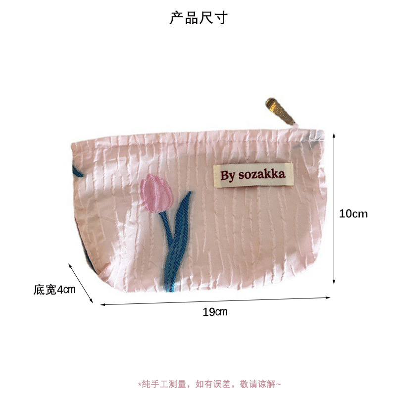 French Embossed Flowers Travel - đánh giá và giá Travel Accessories Pouch For Women
