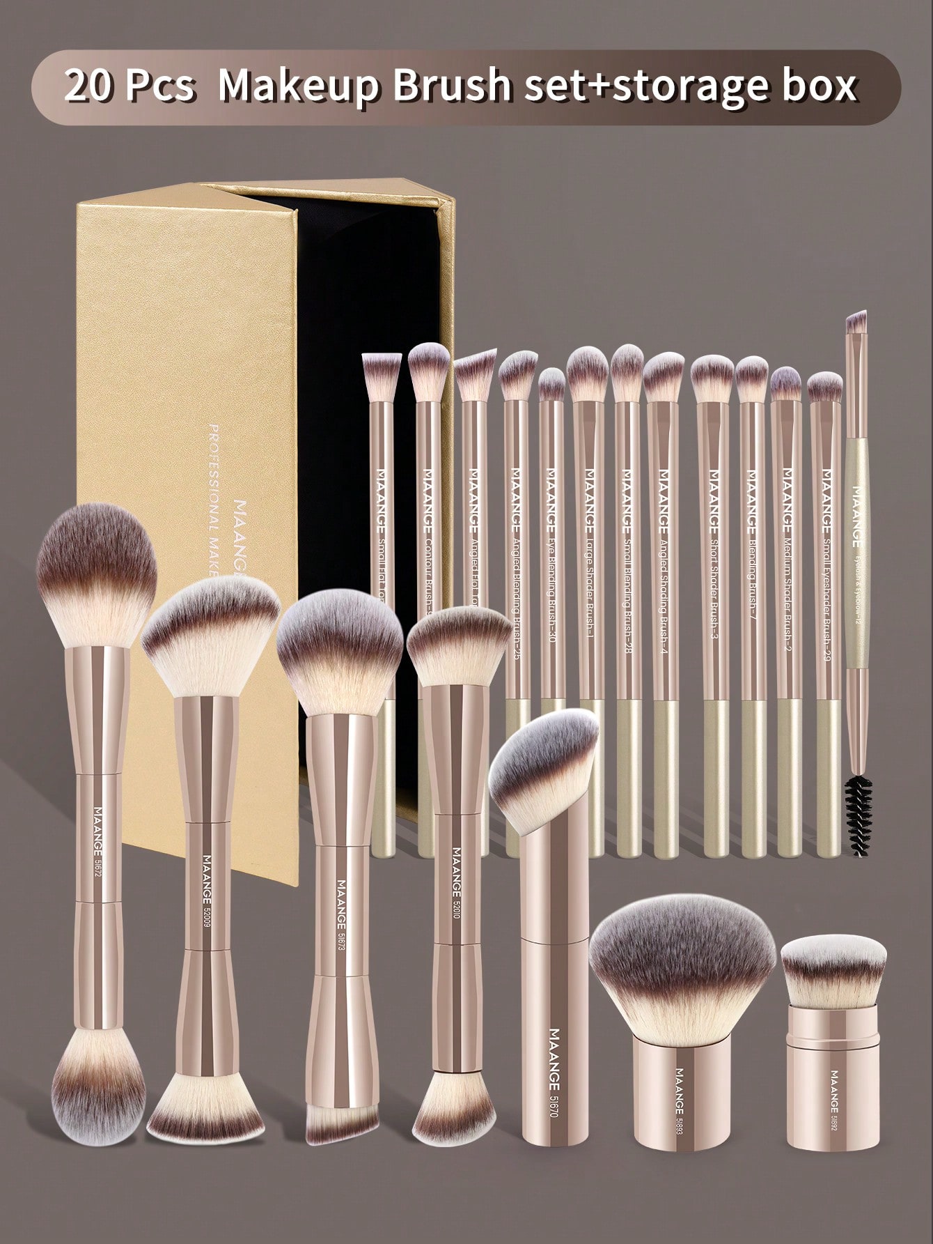 MAANGE 1/7pcs Or 13/20pcs Prof - đánh giá và giá Travel Accessories Set