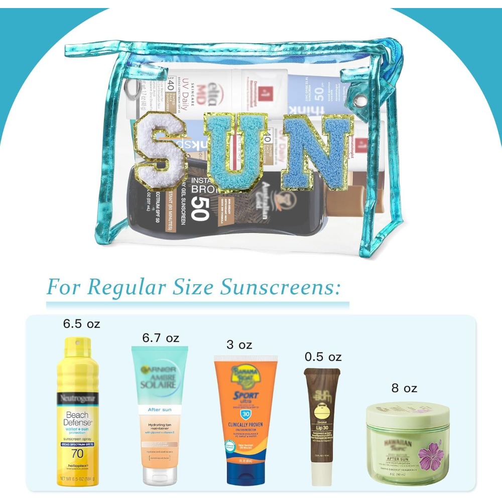 COSHAYSOO Sunscreen Bag Clear  - đánh giá và giá Travel Accessories Pouch For Women