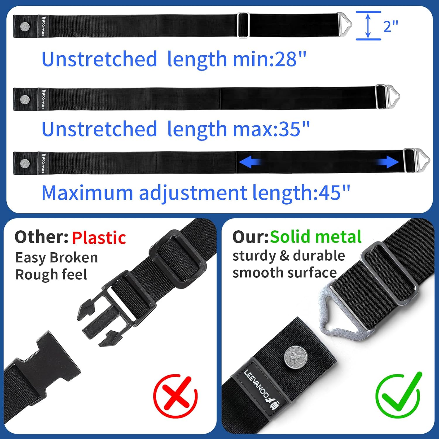 Luggage Strap for Suitcases 2- - đánh giá và giá Travel Accessories And Bags