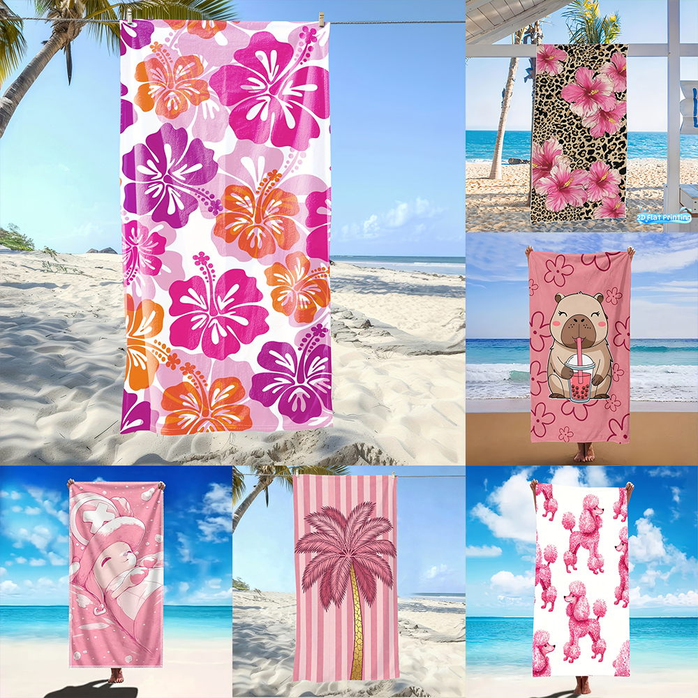 1PC Tropical Floral Beach Towe - đánh giá và giá Travel Yoga Accessories