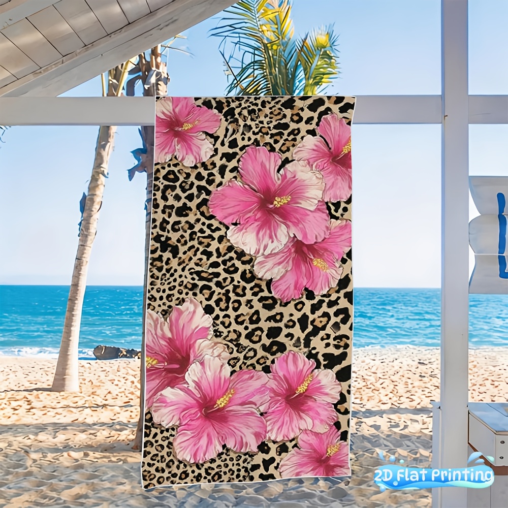 1PC Tropical Floral Beach Towe - đánh giá và giá Travel Yoga Accessories