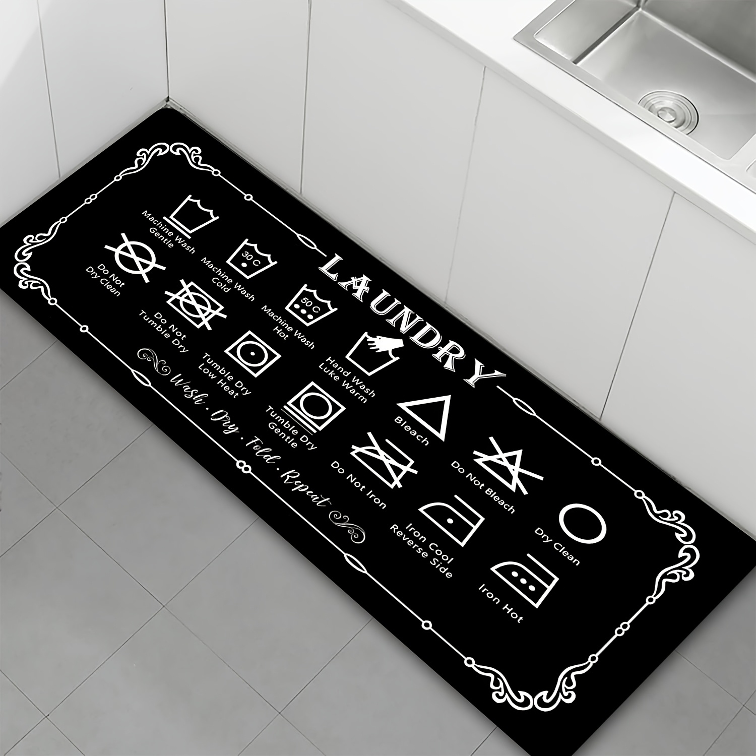 1 Piece Laundry Guide Mat - Bl - đánh giá và giá Travel Accessories Guide