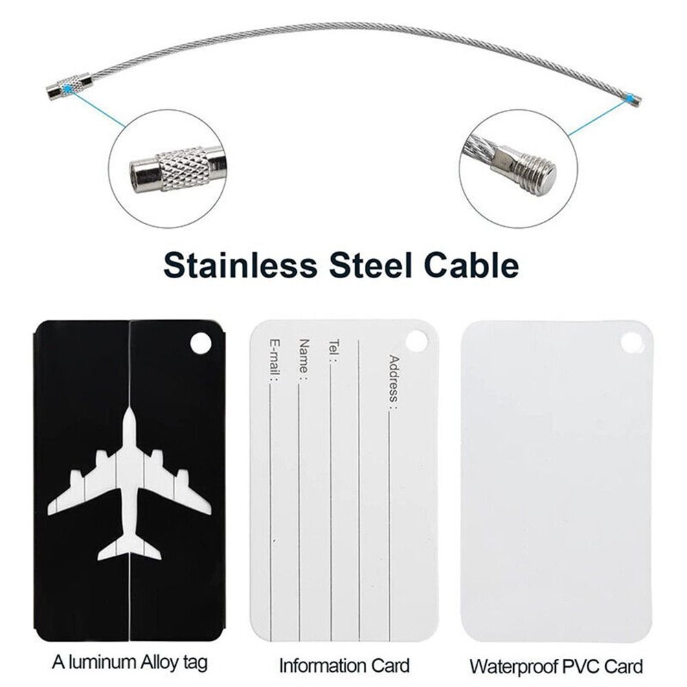 Aluminium Travel Luggage Tags  - đánh giá và giá Travel Accessories Plane